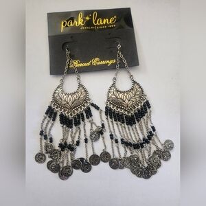 PARK LANE NWT Silver Chandler Large Dangle Earrings